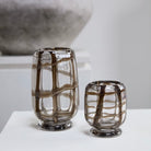Plaid Vase Large