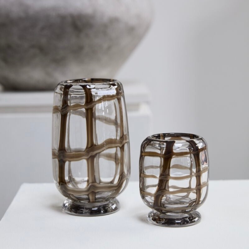 Plaid Vase Large