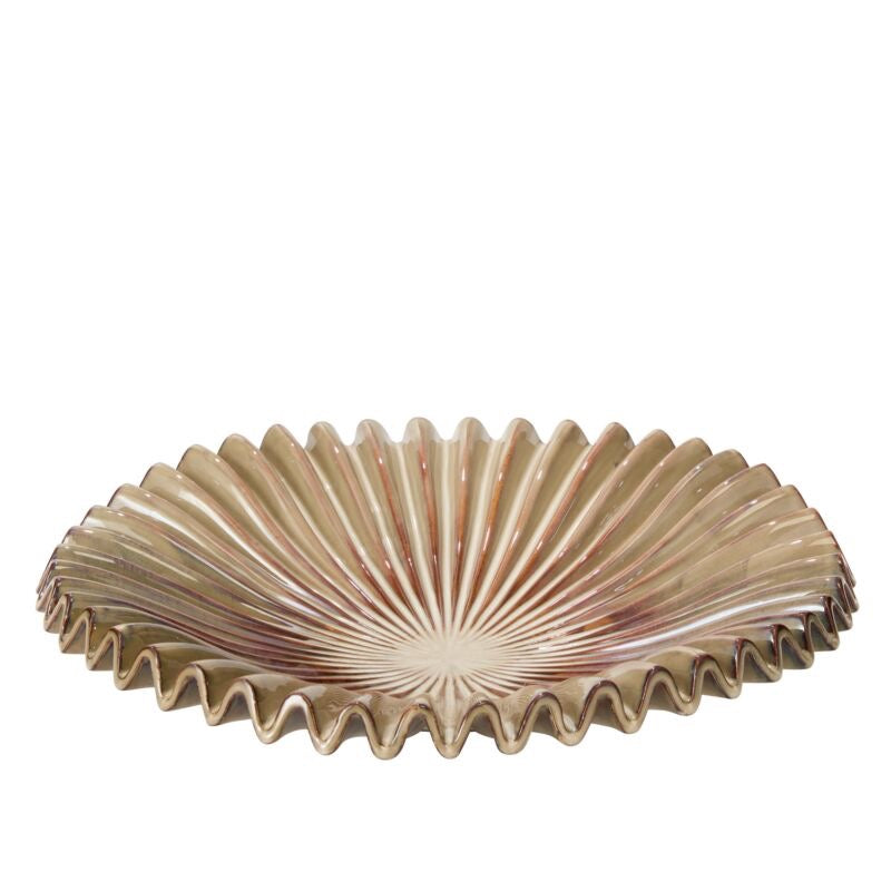 Ceramic Ruffled Bowl