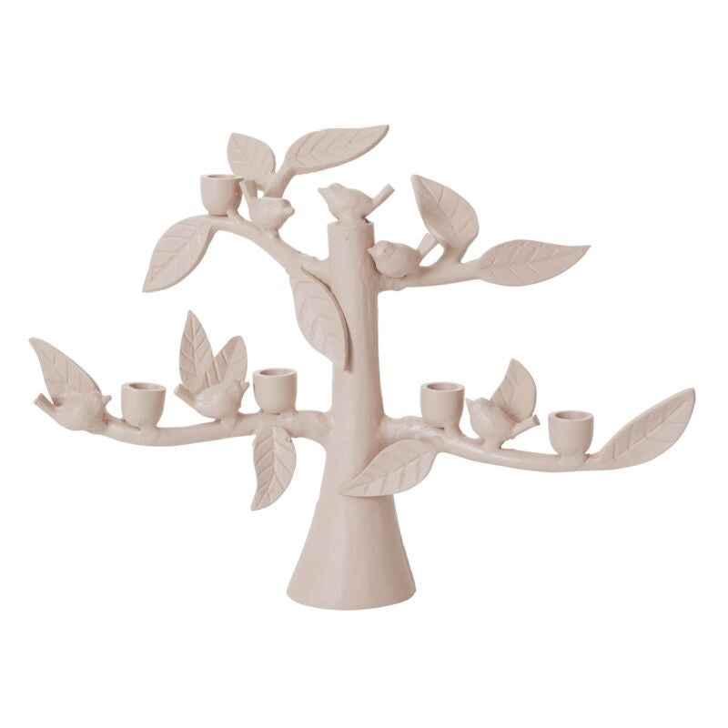 Birds on Branch Candelabra