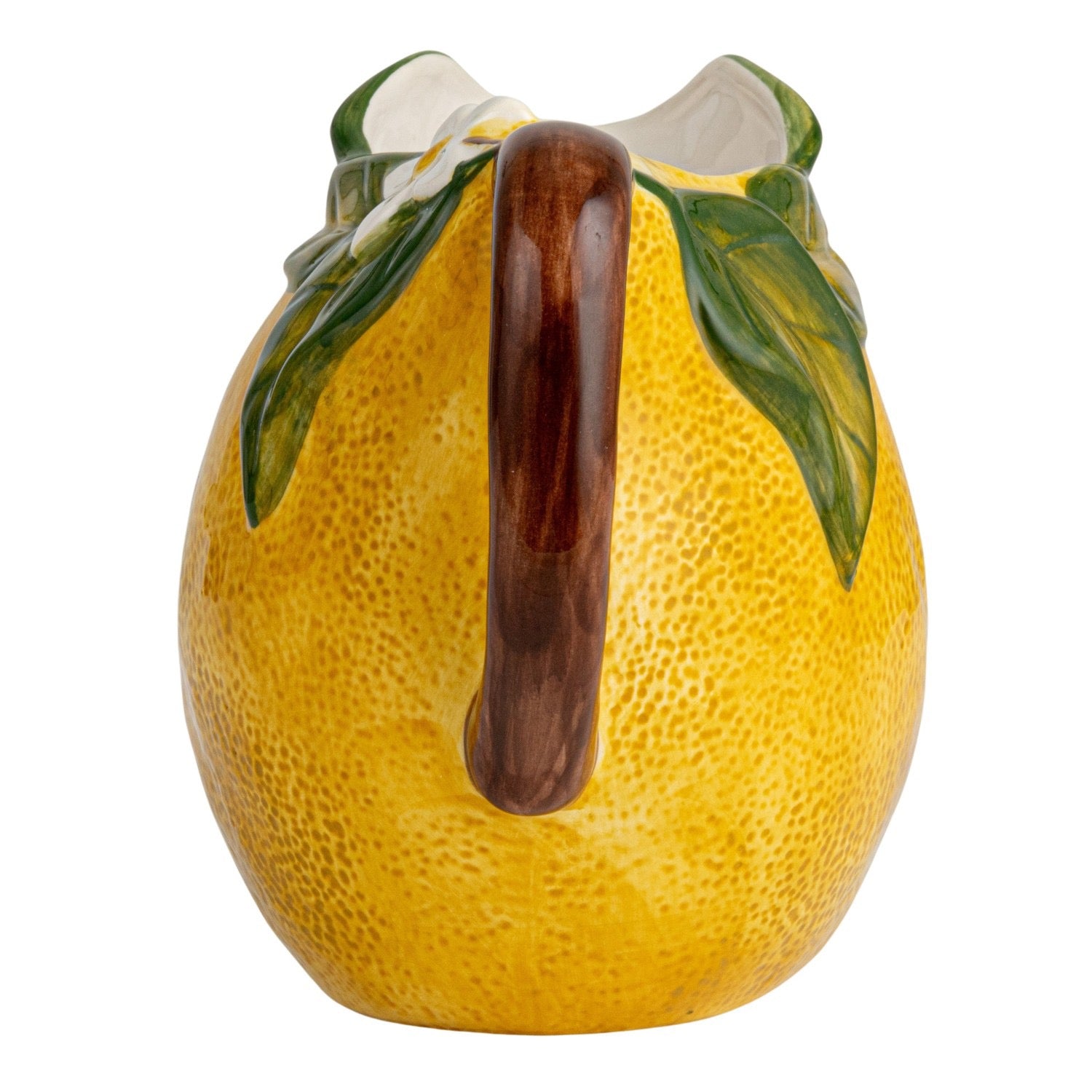 Stoneware Lemon Pitcher