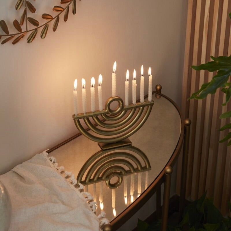 Golden Menorah