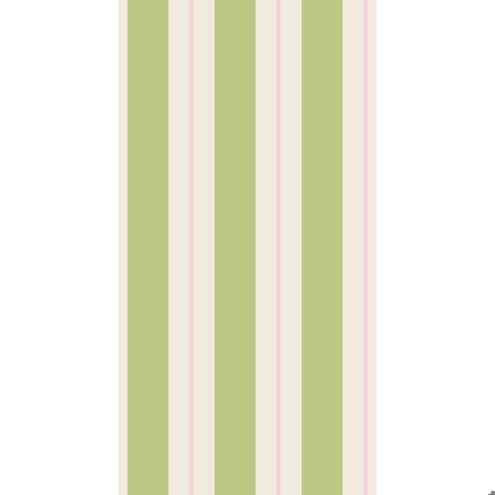 Green and Pink Awning Stripe Guest Napkin - Pack of 16