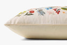 Spring Mix Embroidered Pillow by Rifle Paper Co. x Loloi