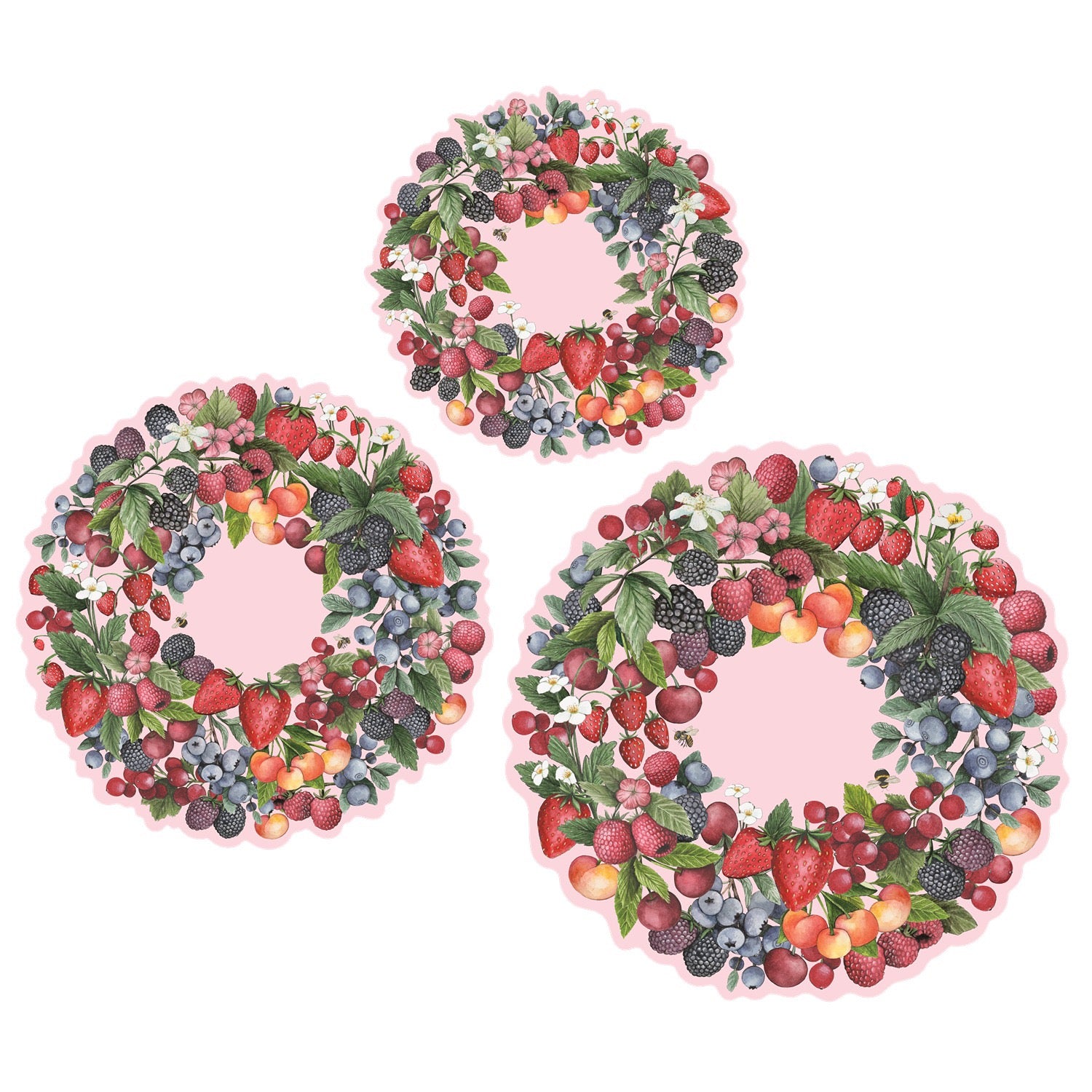 Wild Berry Serving Papers - Pack of 12