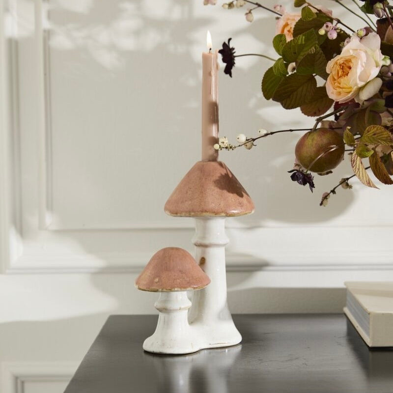 Cappy Mushroom Candleholder