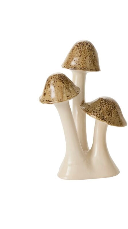 Speckled Mushroom Figurine
