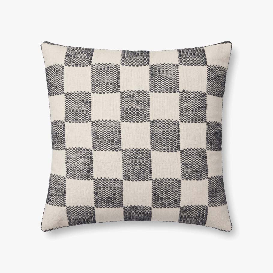 Checkered Woven Pillow