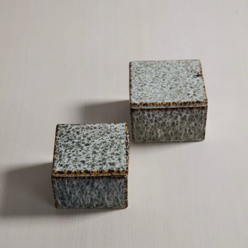 Ceramic Flecked Box Large