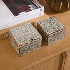 Ceramic Flecked Box Large