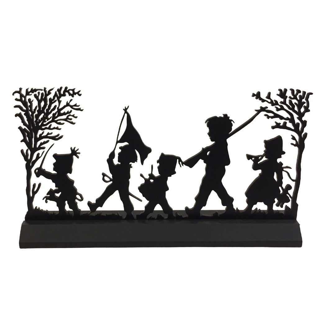 Marching Band Silhouette on Base