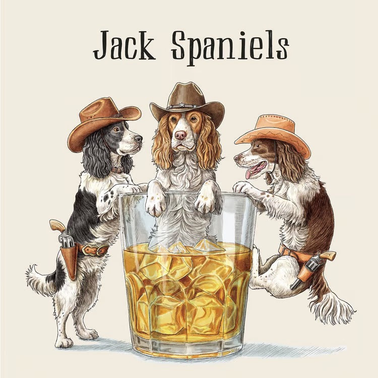 Jack Spaniels Cocktail Napkin