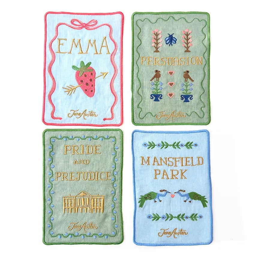 Jane Austen Cocktail Napkins - Set of 4