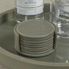 Leather Coasters - Set of 8