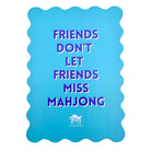 Mahjong Shuffle Card - Blue