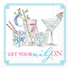 Mahjong on Ice Cocktail Napkins - Pack of 20
