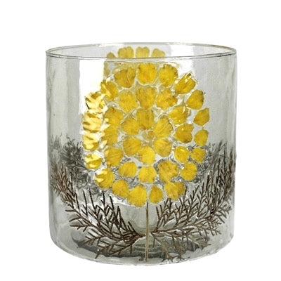 Marigold Glass Hurricane