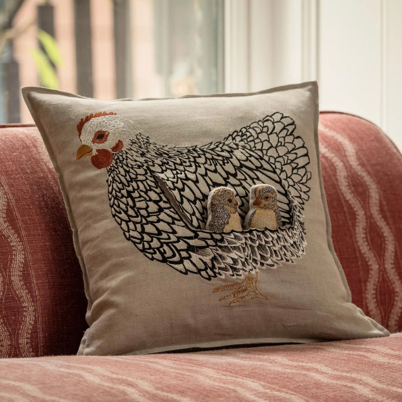 Mother Hen Pocket Pillow