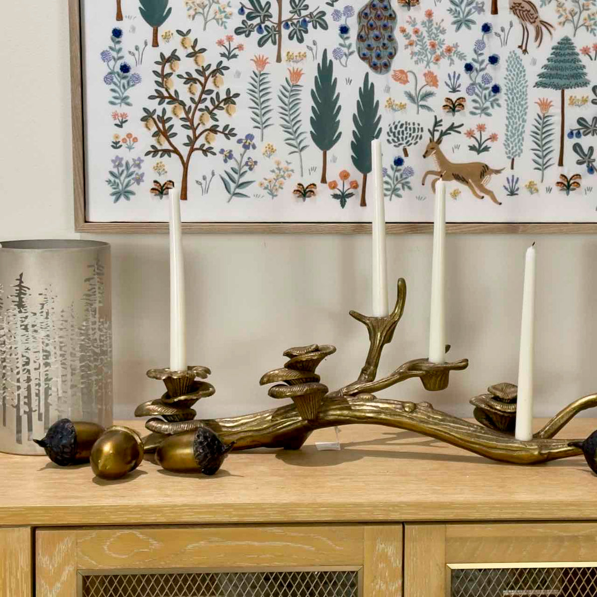 Mushroom Forest Candleholder