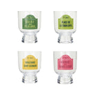 Paris Street Sign Drinkware - Set of 4