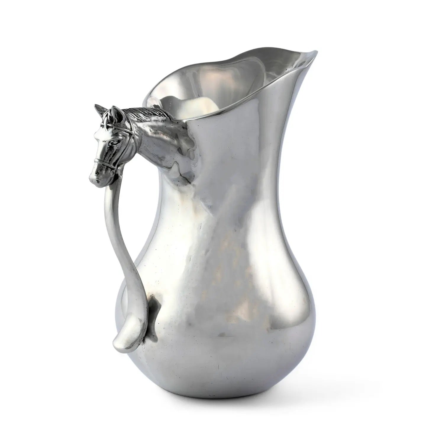 Pewter Horse Pitcher