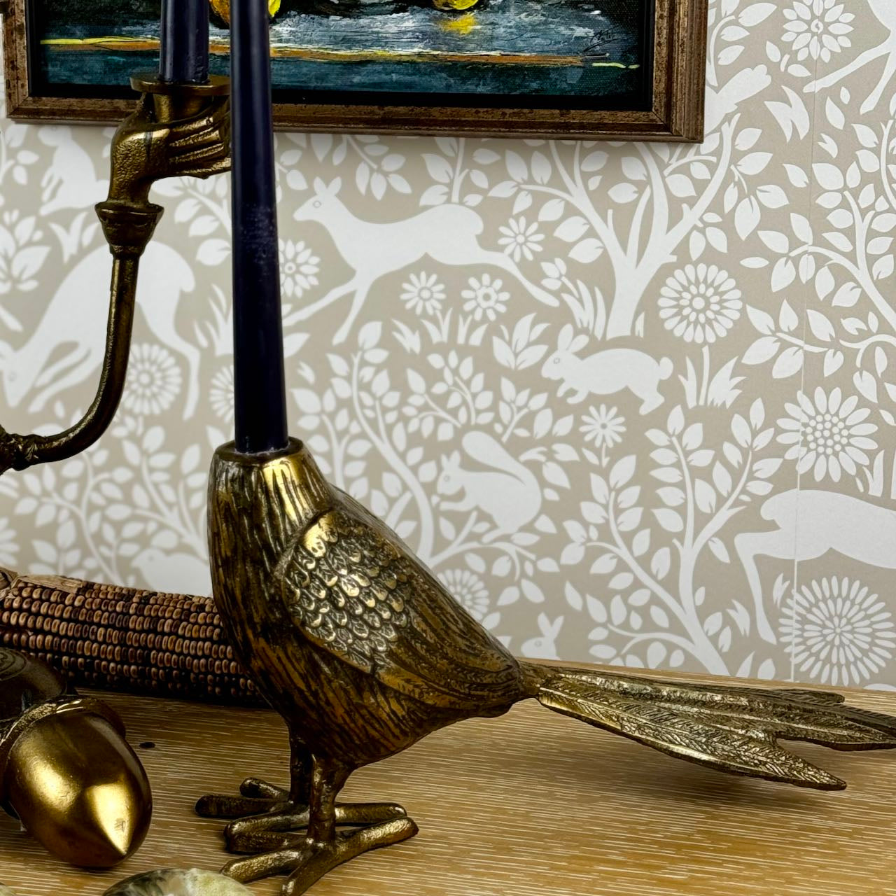 Pheasant Candleholder