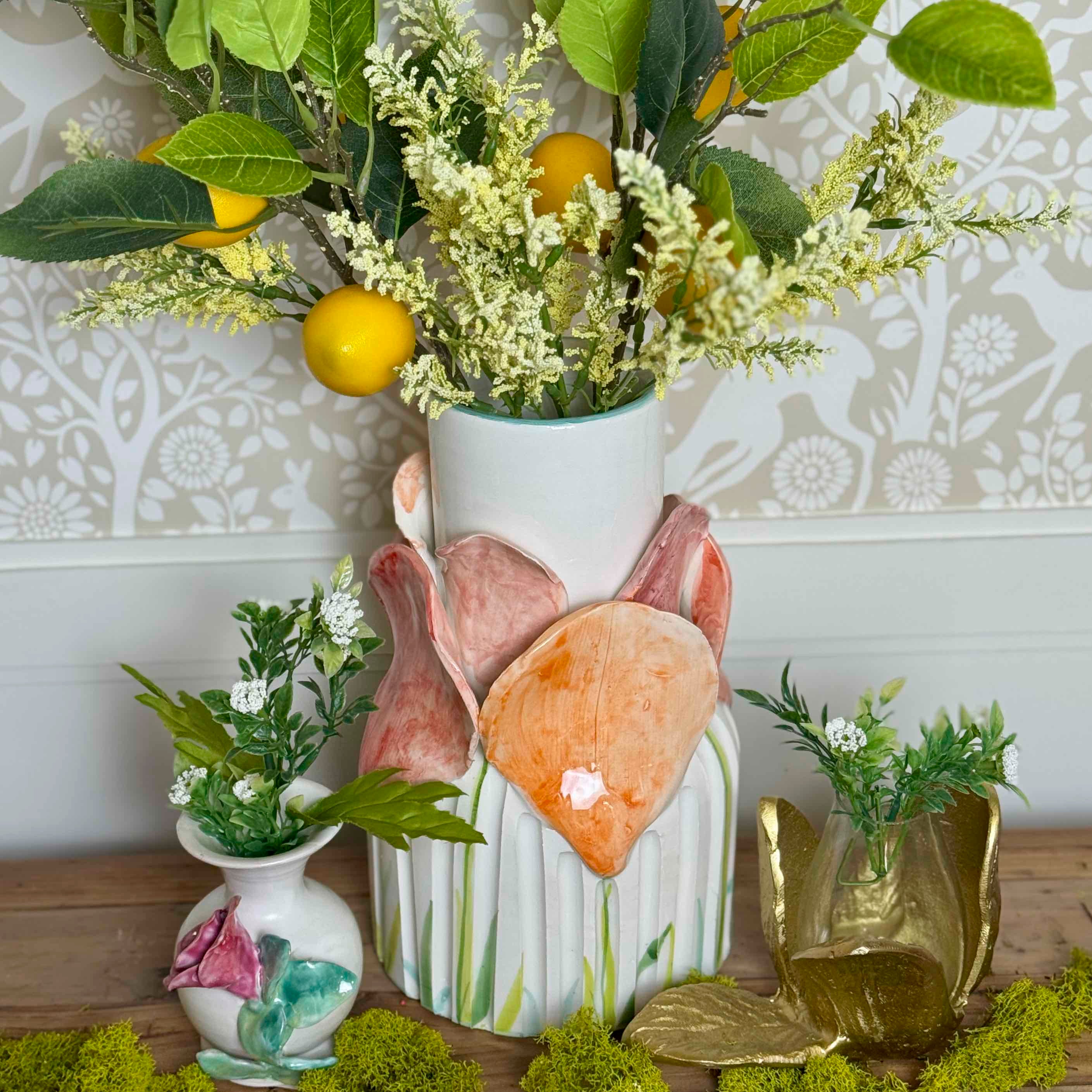 Poppy Flower Vase