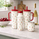 Rifle Paper Cherries 12oz Stemless Cup