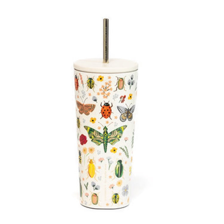 Rifle Paper Curio Cream 24oz Cold Cup