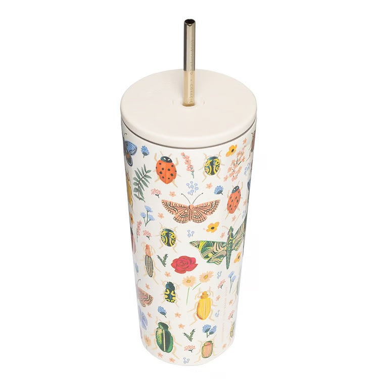 Rifle Paper Curio Cream 24oz Cold Cup