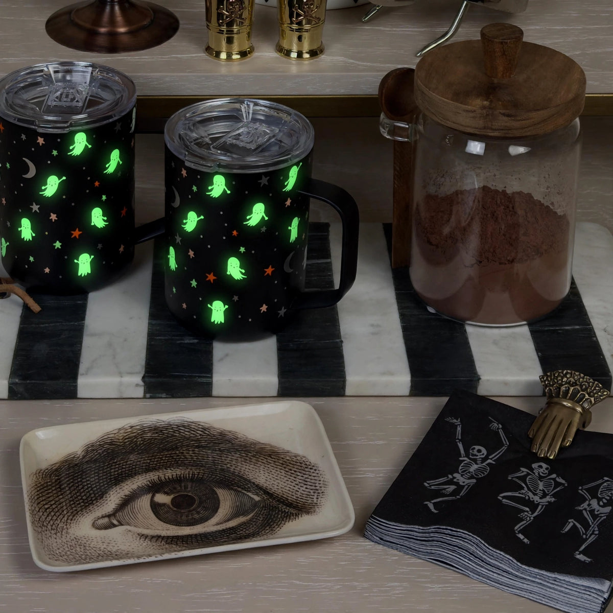 Rifle Paper Glow in the Dark Ghost 16oz Mug