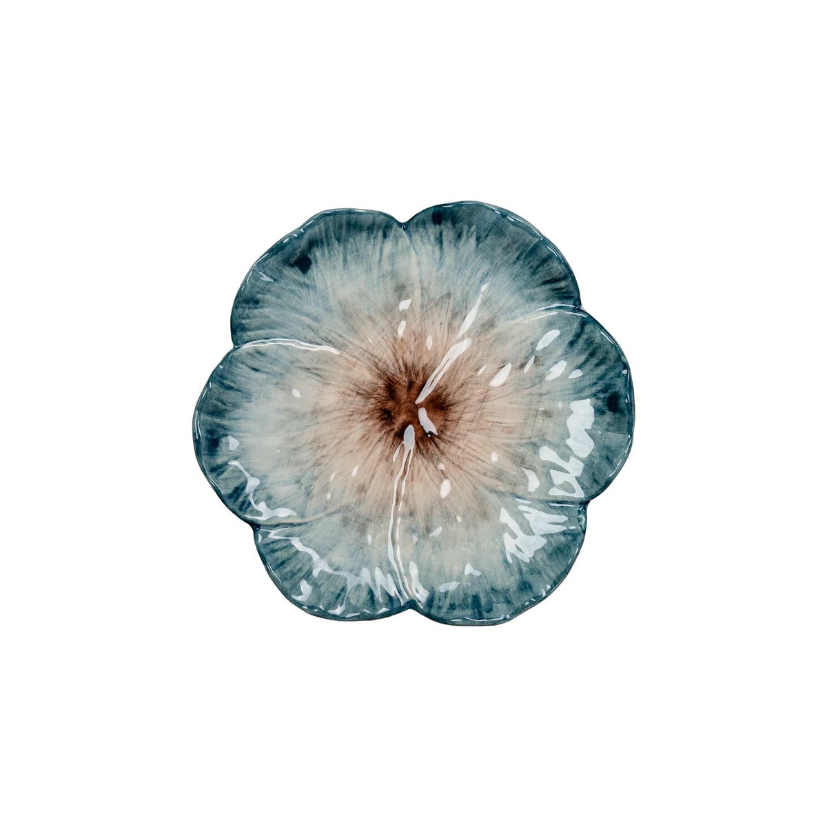 Rosa Blue Dessert Plate