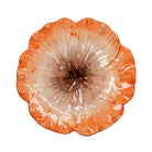 Decorative plate with a floral design on a white background