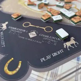Board game piece on a board with text and graphics