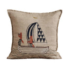 Sailing Foxes Pillow