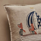 Sailing Foxes Pillow