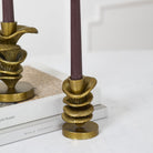 Stacked Mushroom Candleholder Small