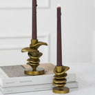 Stacked Mushroom Candleholder Small