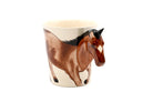 Mug with a horse design on a white background