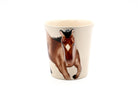 Mug with a dog design on a white background