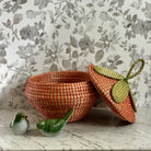 Strawberry Seagrass Basket