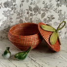 Strawberry Seagrass Basket