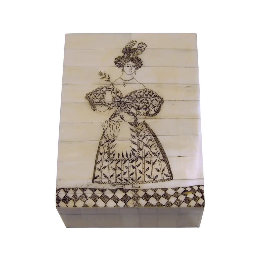 Sunday Best Scrimshaw Box