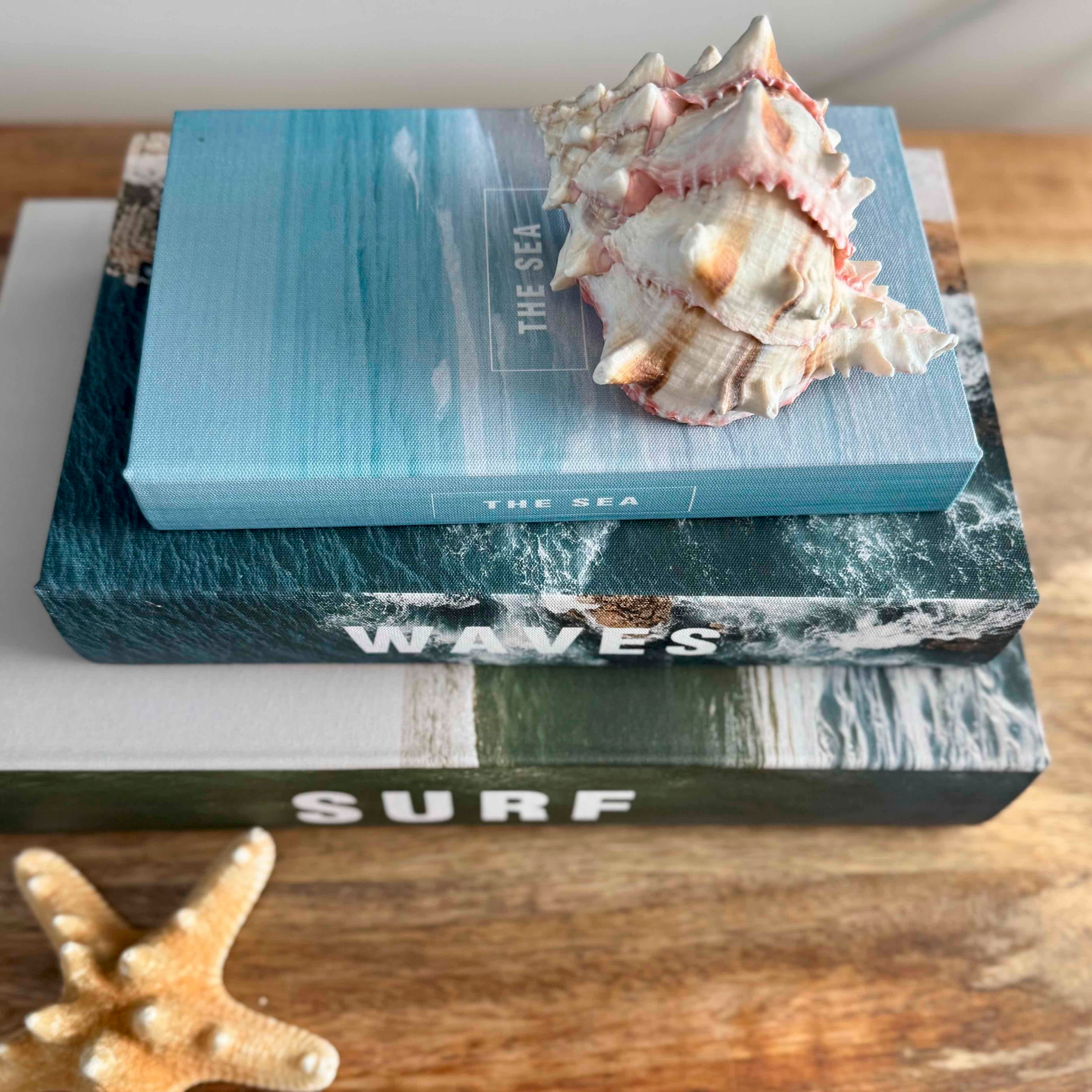 Surf Break Linen Storage Books