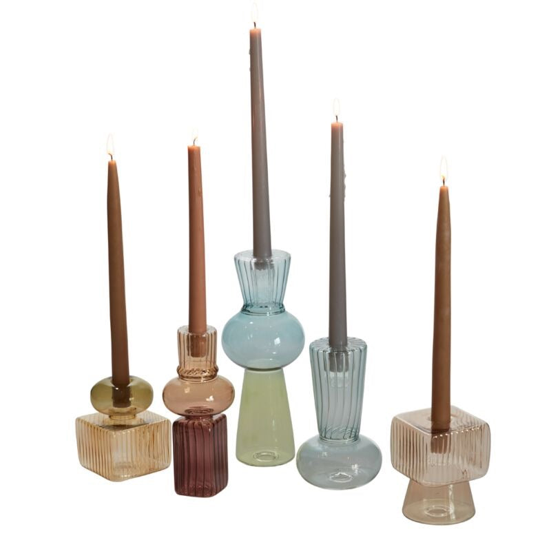 Sylvie Candleholder in Light Brown