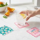 Table Talk Acrylic Coasters - Set of 4