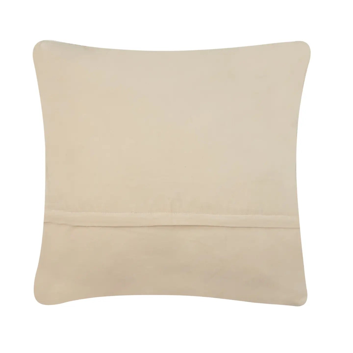 Beige pillow on a white background