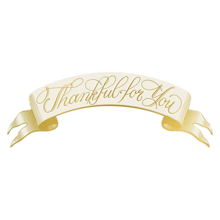 Thankful for You Banner Table Accent