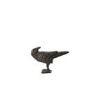 Decorative bird figurine on a white background