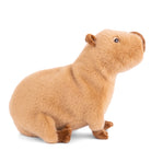 Plush toy of a capybara on a white background